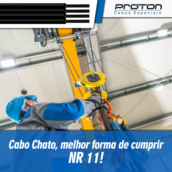 Cabo Chato, melhor forma de cumprir NR 11!