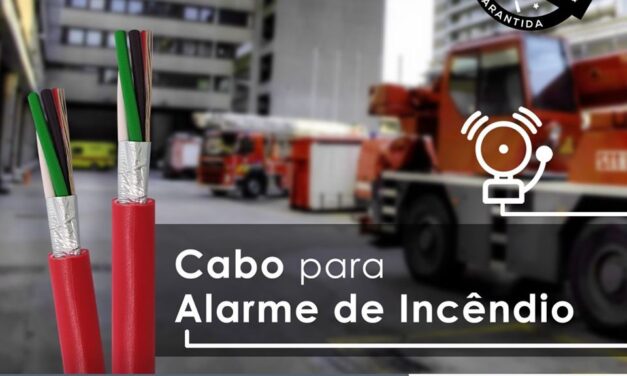 Cabo para Alarme de Incêndio