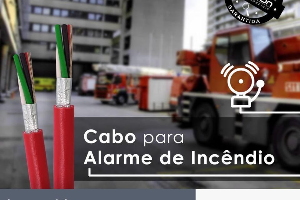 Cabo para Alarme de Incêndio