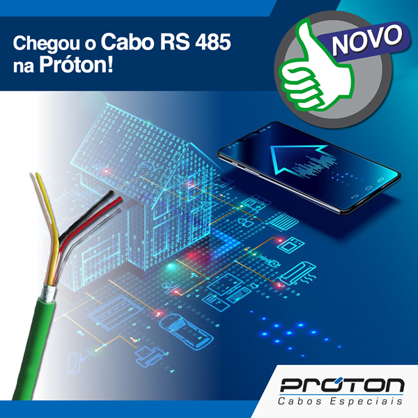 Chegou o Cabo RS 485 na Próton!