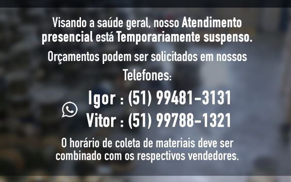 Suspensão do Atendimento Presencial